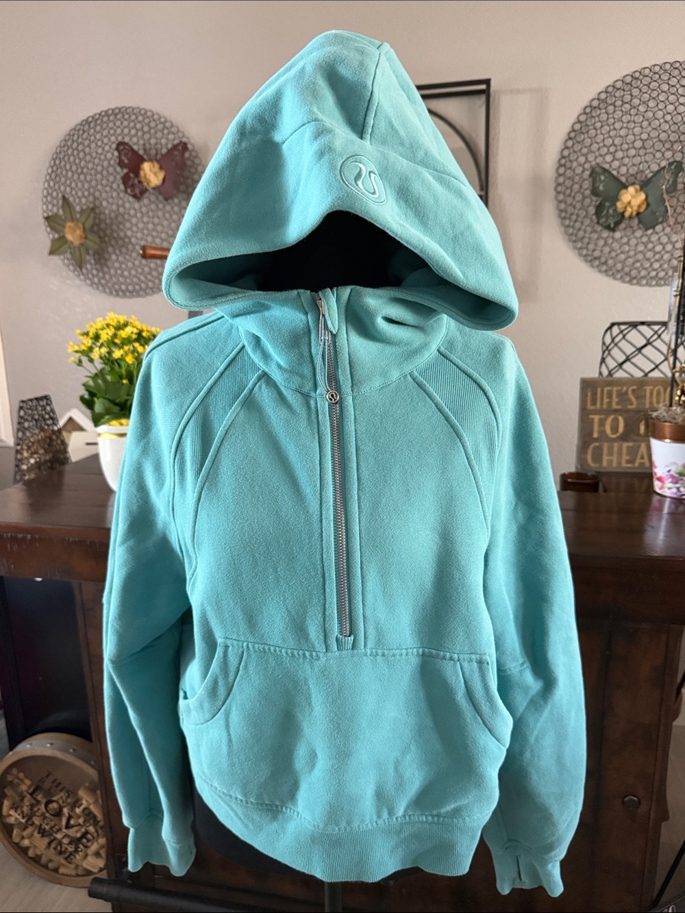 Lululemon Scuba Oversized Half-Zip Hoodie - Tidal Teal
